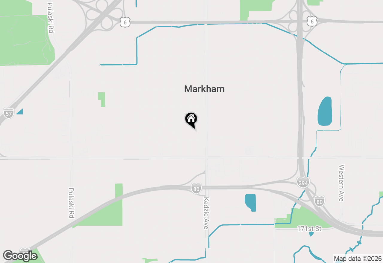 Map of 16523 Spaulding Avenue, Markham, IL 60428