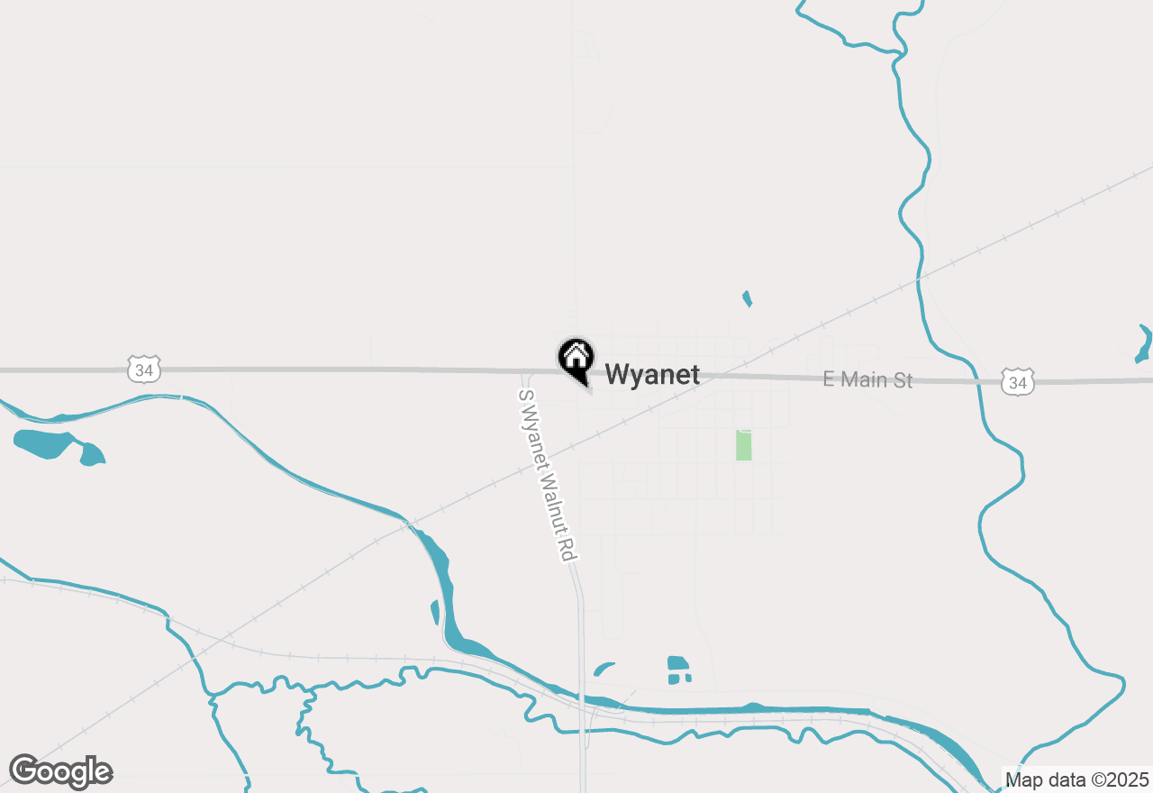 Map of 114 S West Street, Wyanet, IL 61379