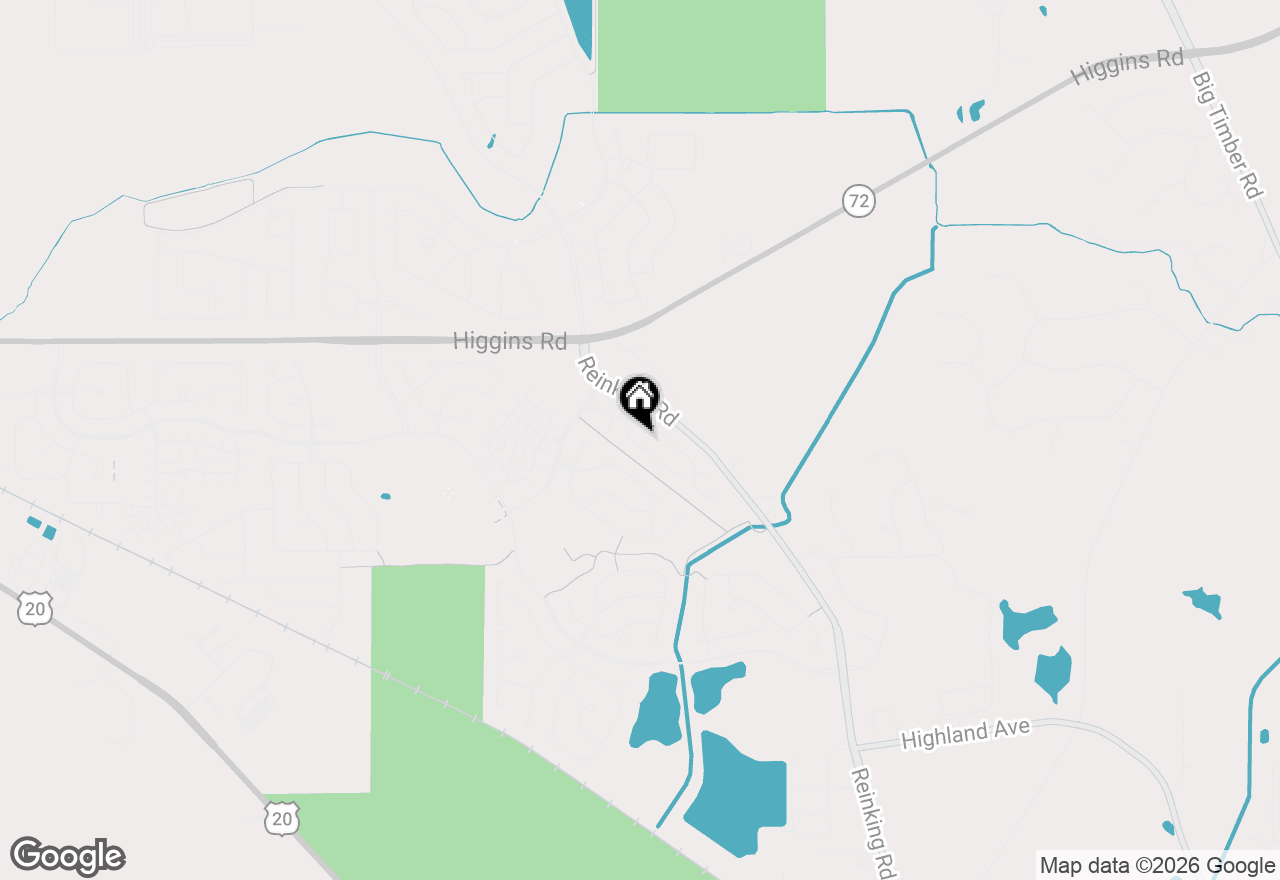 Map of 616 Yorkshire Lane #616, Pingree Grove, IL 60140