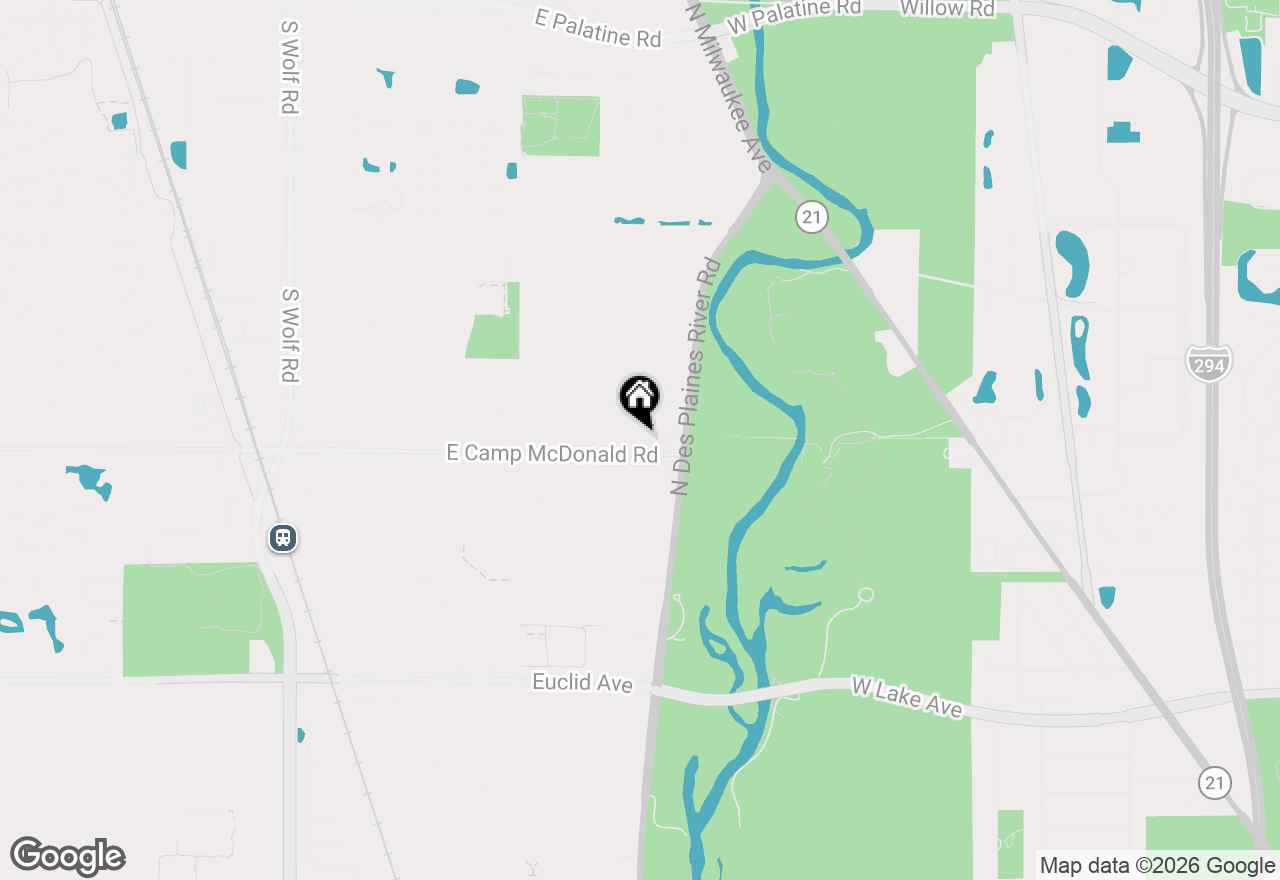 Map of 1503 N Park Drive, Mount Prospect, IL 60056
