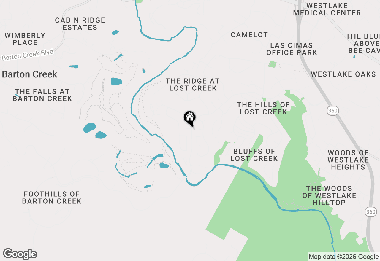 Map of 6501 Lost Cv #B, Austin, TX 78746