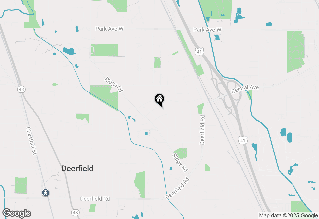 Map of 1850 Garland Avenue, Highland Park, IL 60035