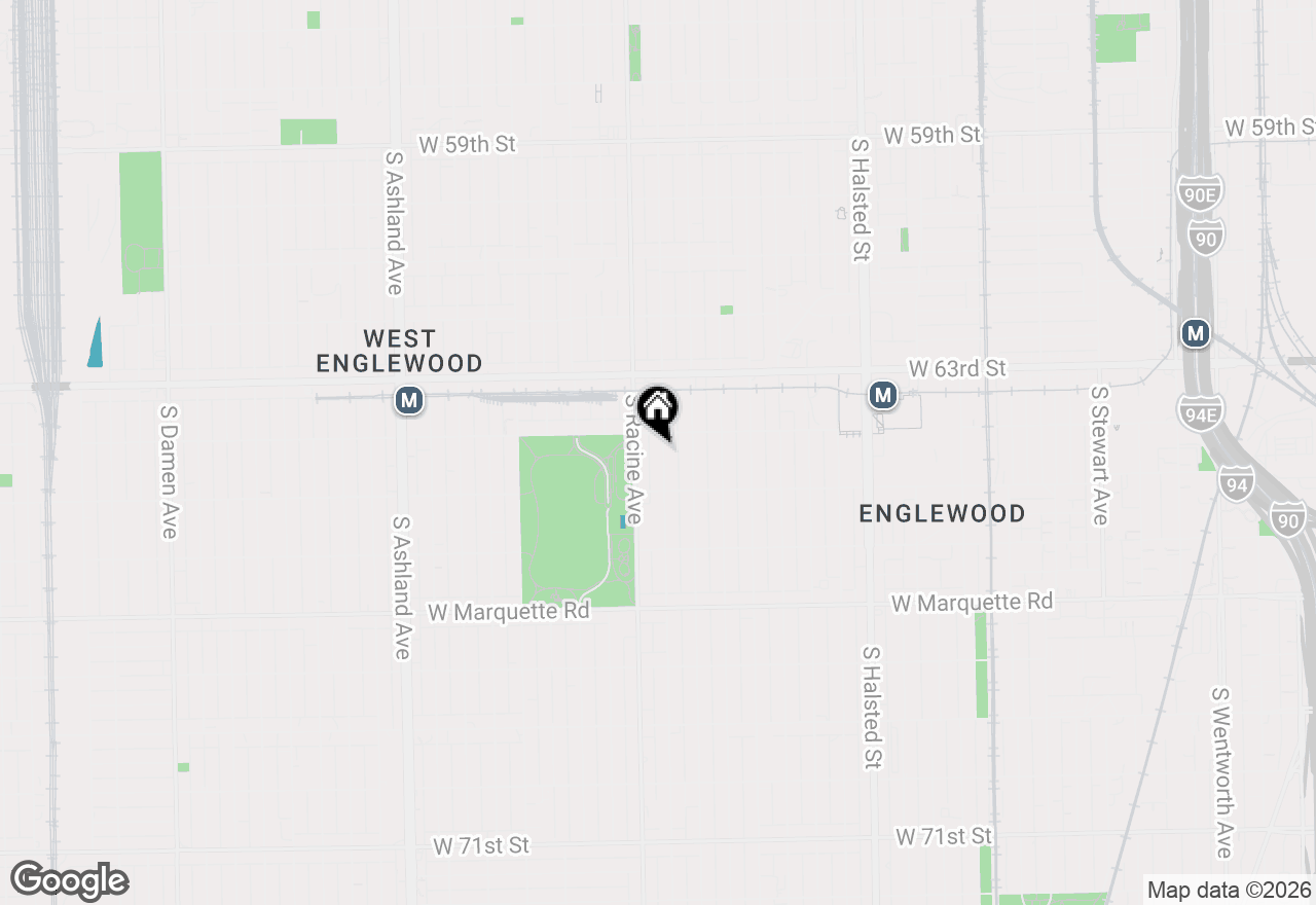 Map of 6418 S May Street, Chicago, IL 60621