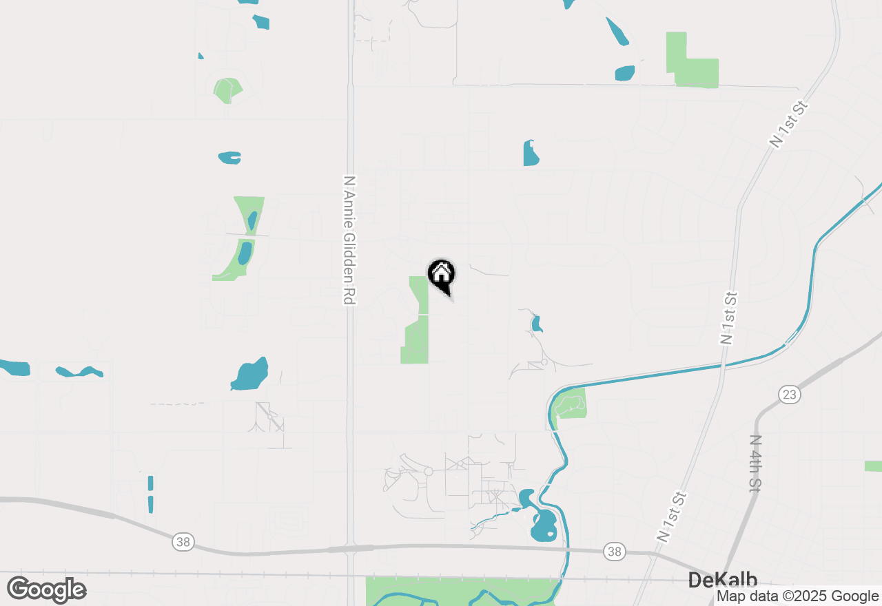 Map of 704 High Terrace, Dekalb, IL 60115