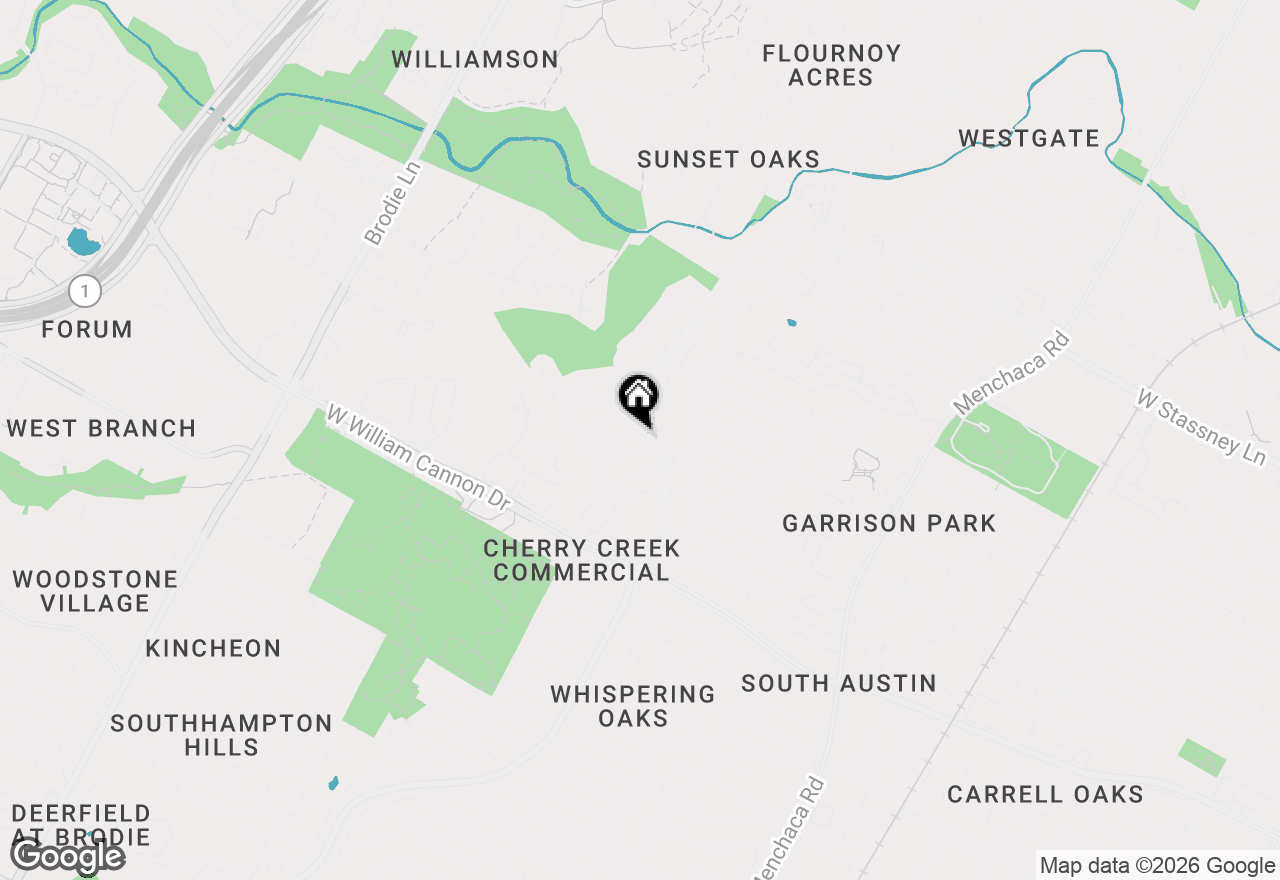 Map of 2804 Sissinghurst Dr, Austin, TX 78745