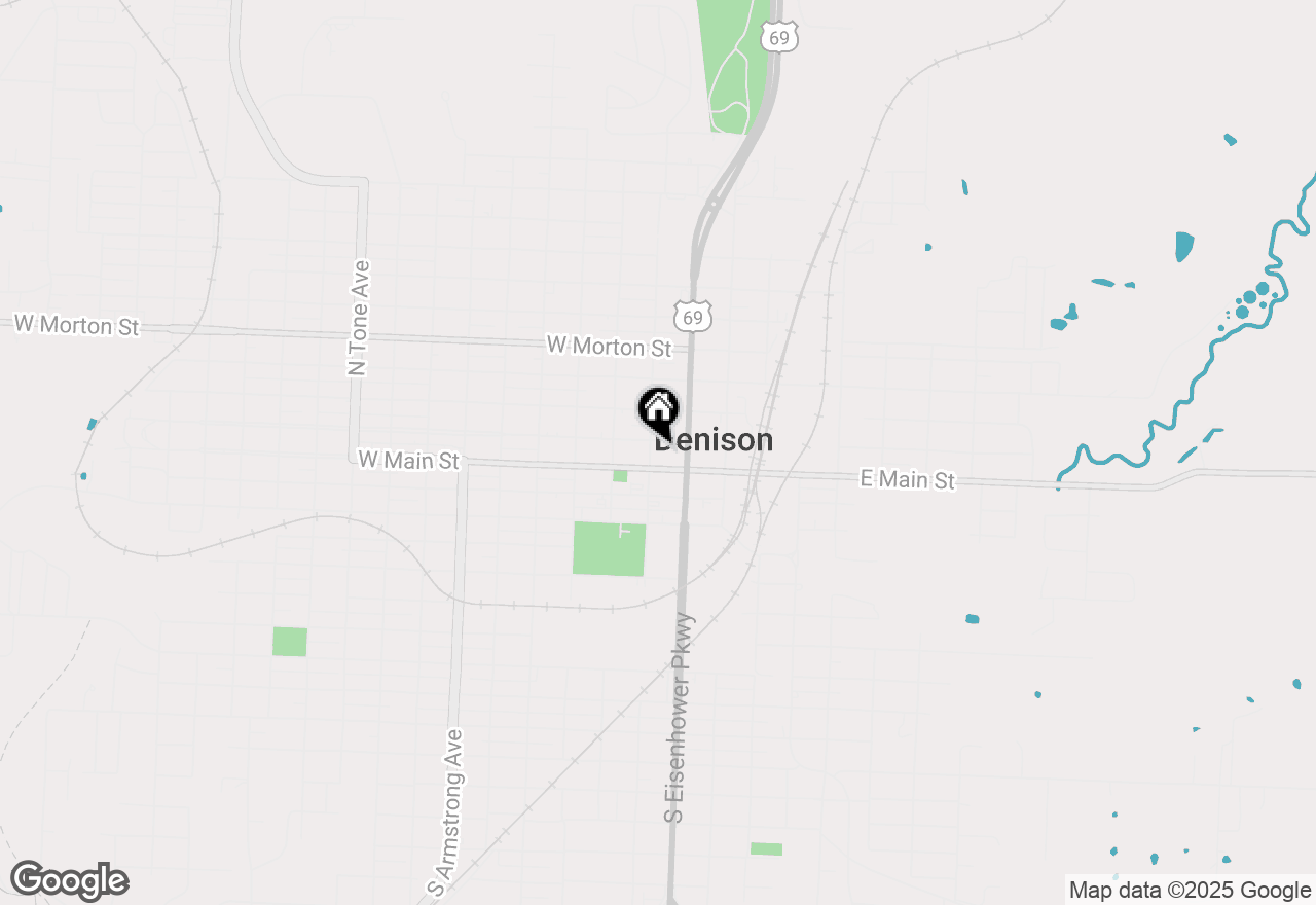 Map of 231 W Main Street, Denison, TX 75020