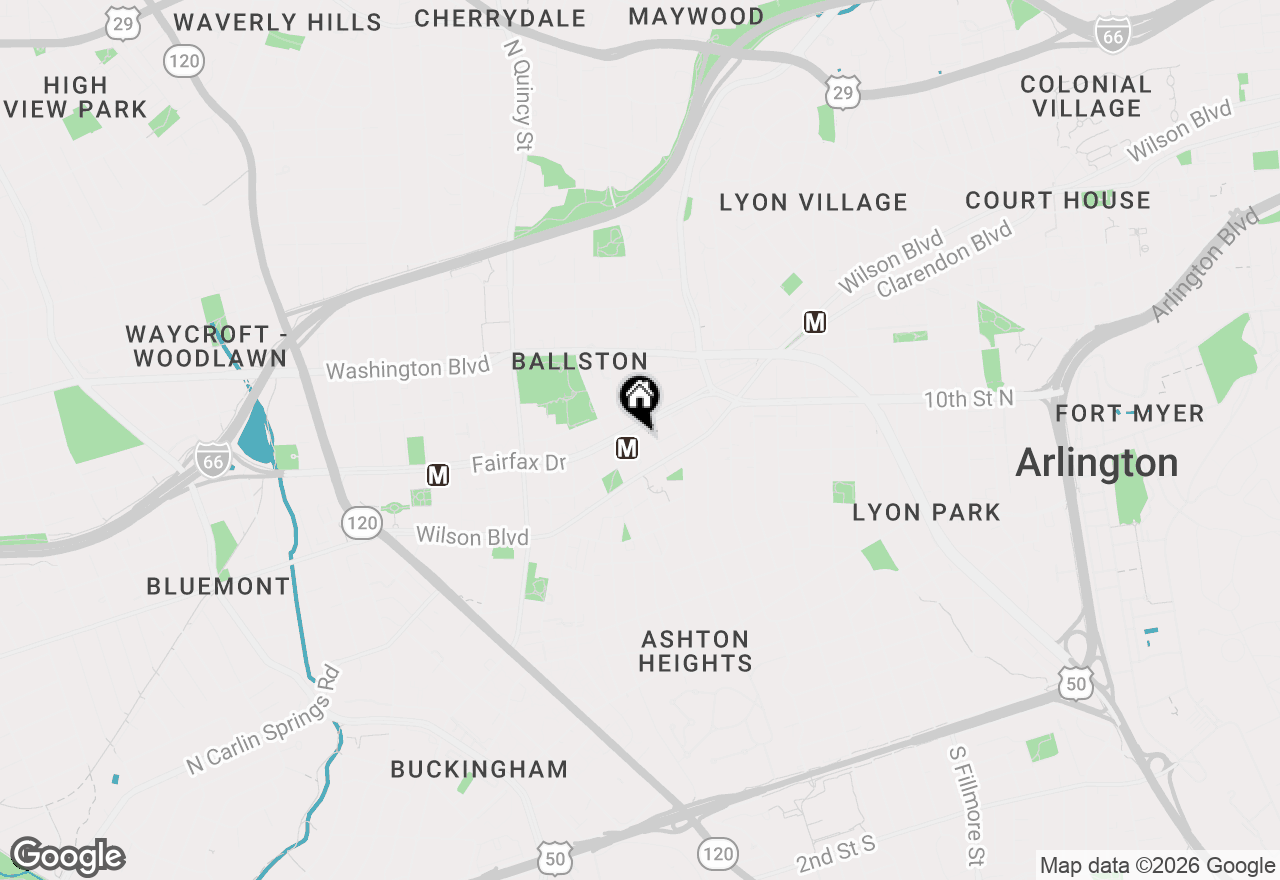 Map of 901 N Monroe Street #614, Arlington, VA 22201