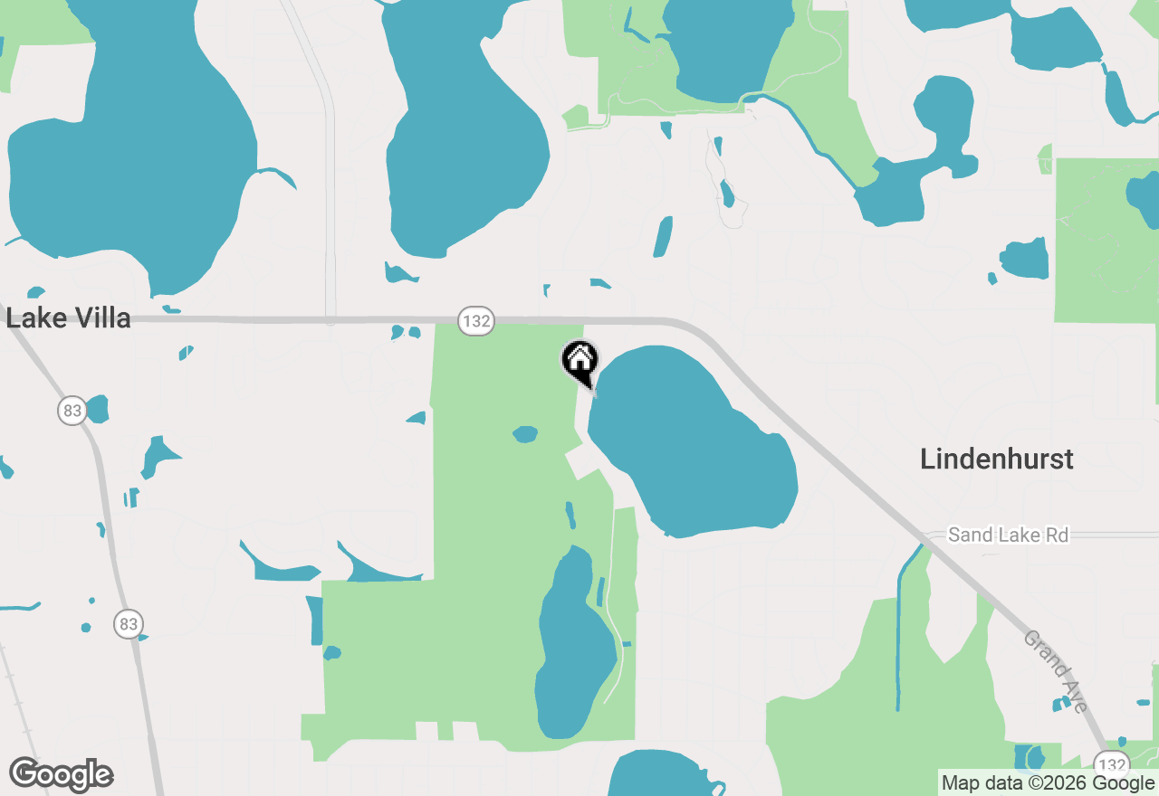 Map of 37821 N Douglas Lane, Lake Villa, IL 60046