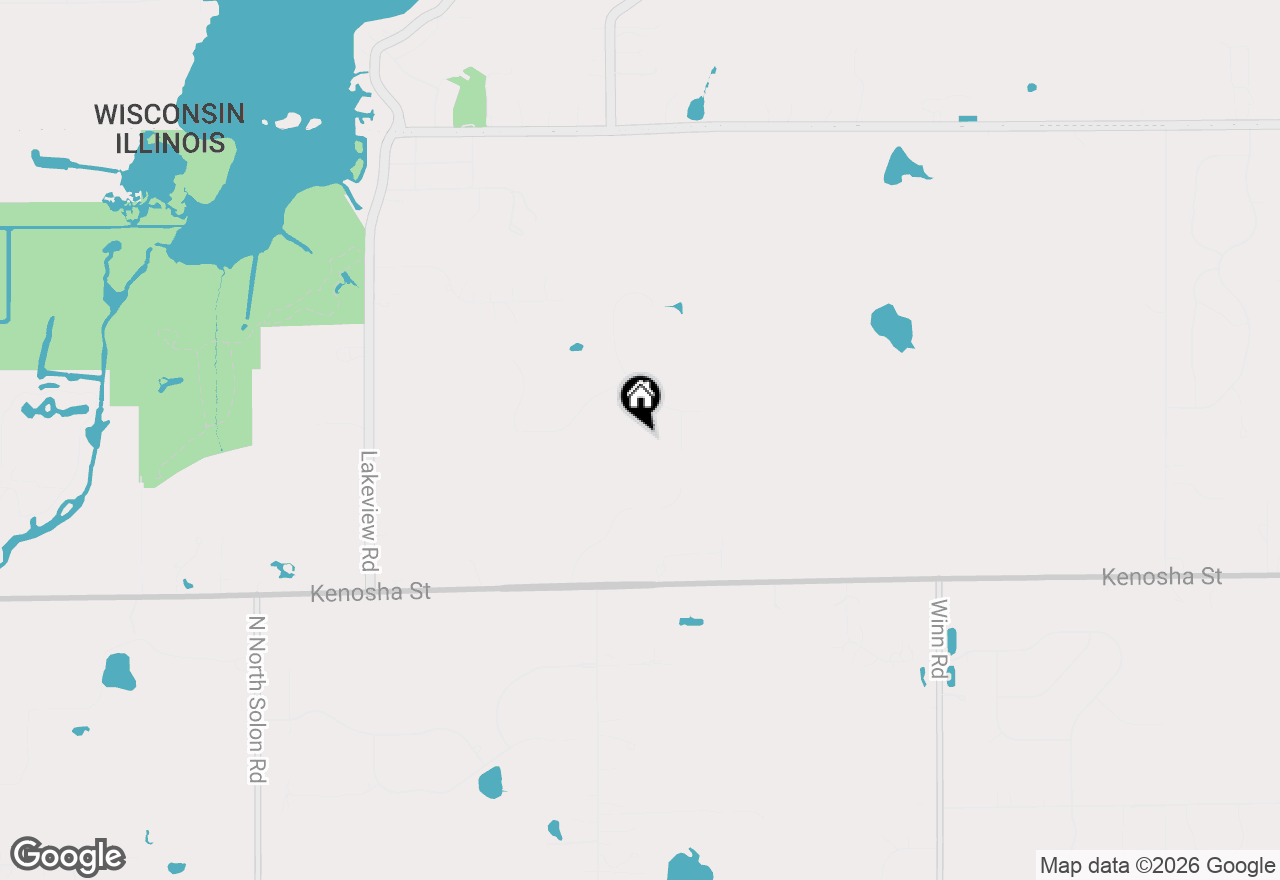 Map of 3302 Partridge Court, Spring Grove, IL 60081