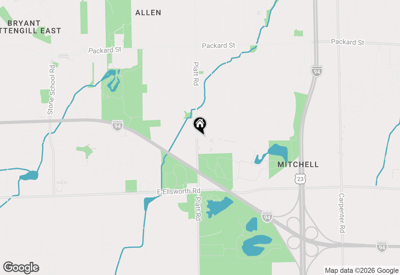 Map of 3001 Williamsburg Drive, Ann Arbor, MI 48108