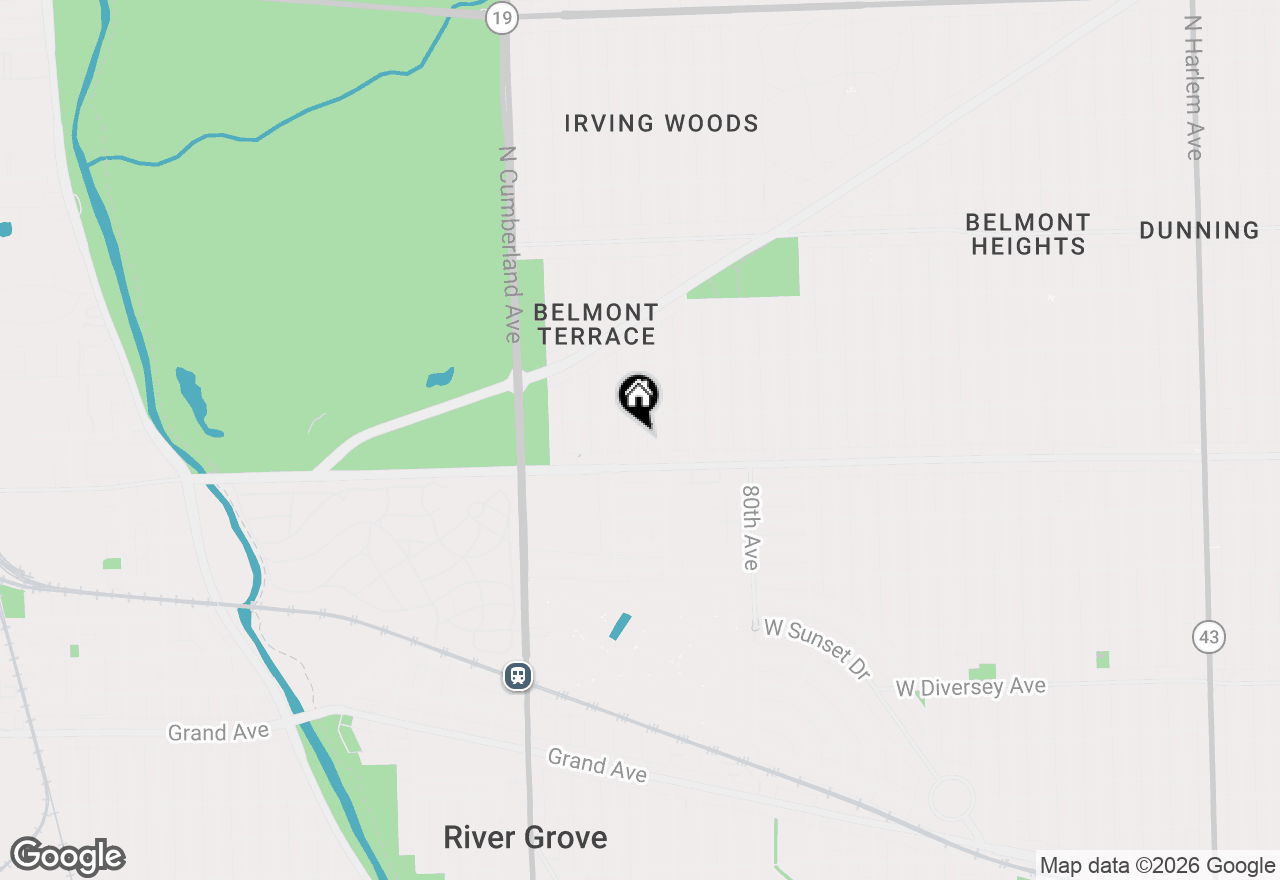 Map of 3227 N Pioneer Avenue, Chicago, IL 60634