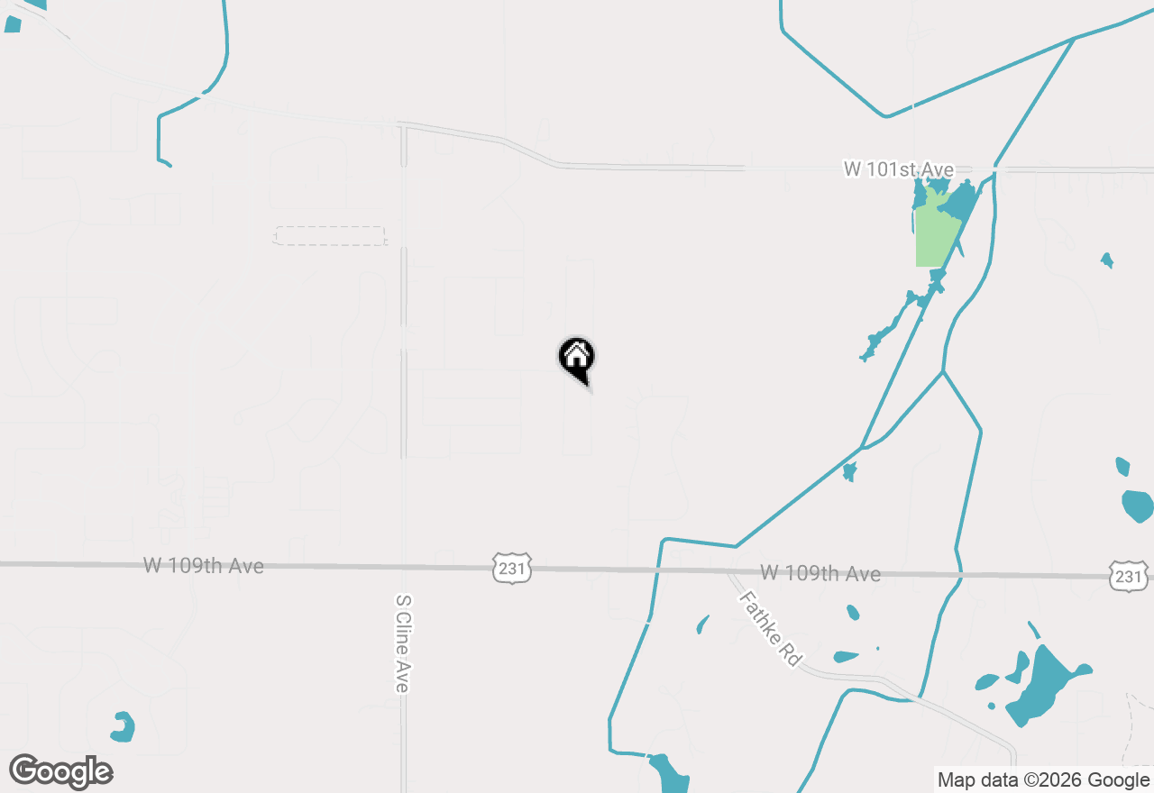 Map of 10524 Morse Place, Crown Point, IN 46307