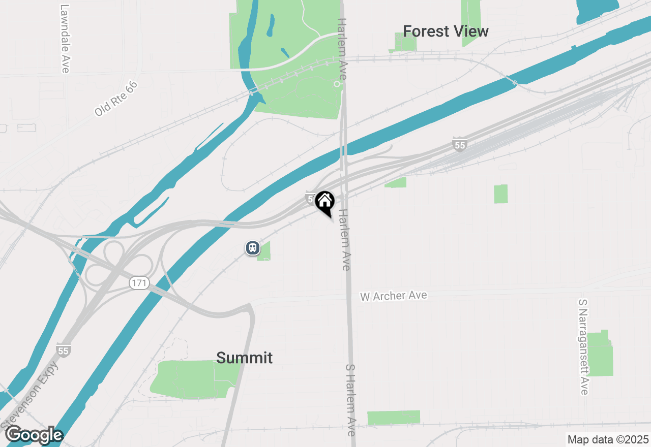 Map of 7235 Park Avenue, Summit, IL 60501