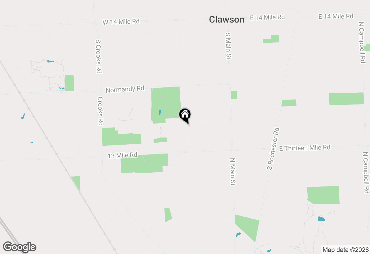 Map of 605 Lexington Boulevard, Royal Oak, MI 48073