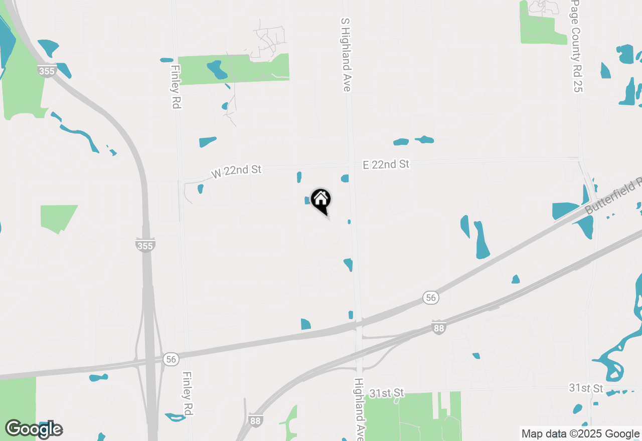 Map of 79 Oakton Drive, Lombard, IL 60148