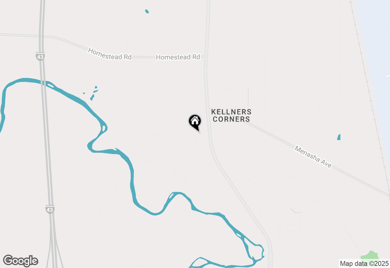 Map of 2102 Cappaert Rd, Manitowoc, WI 54220