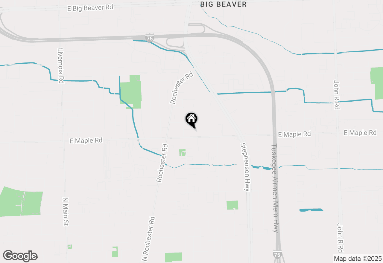 Map of 1132 Chopin Street, Troy, MI 48083