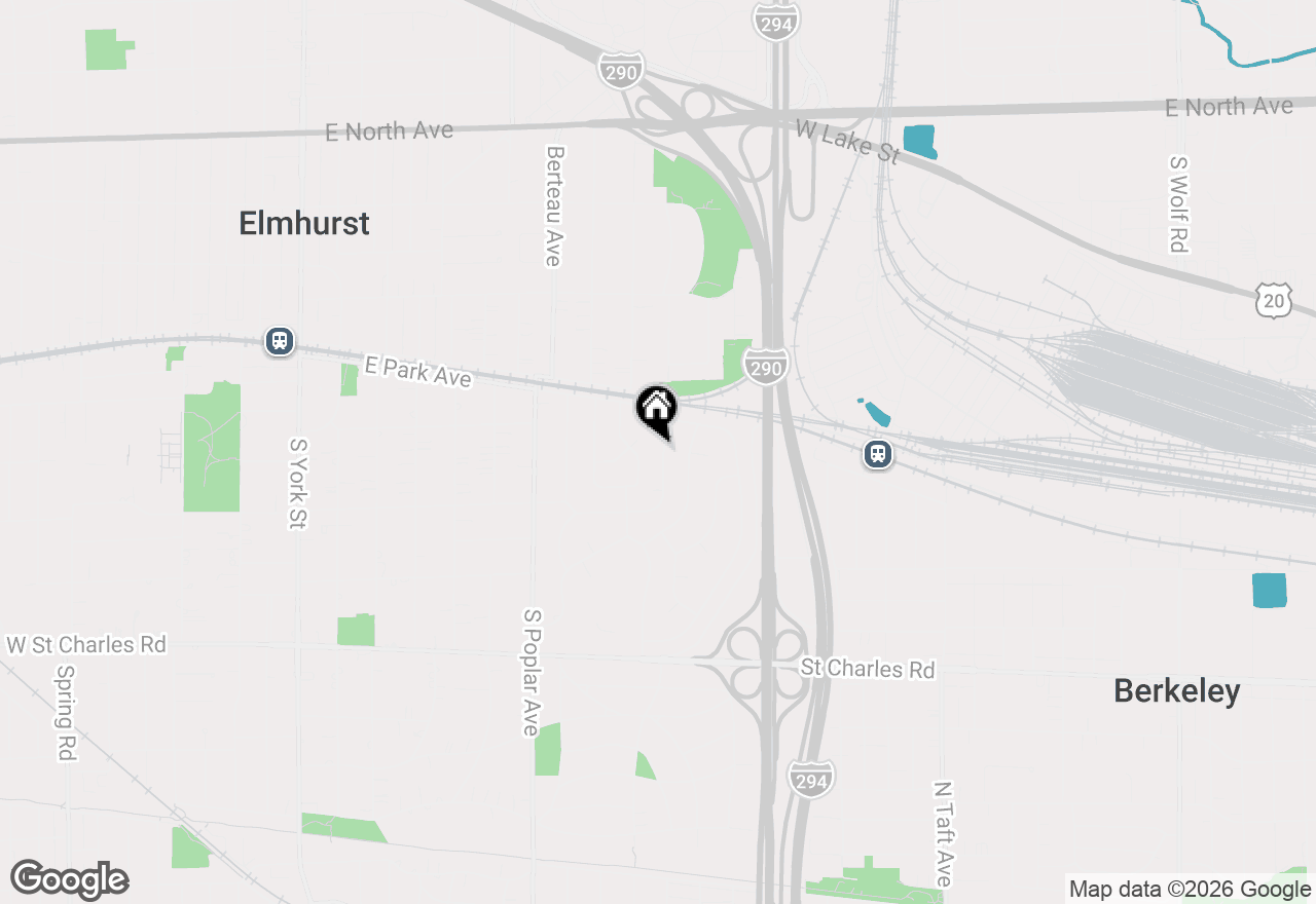 Map of 425 E Church Street, Elmhurst, IL 60126