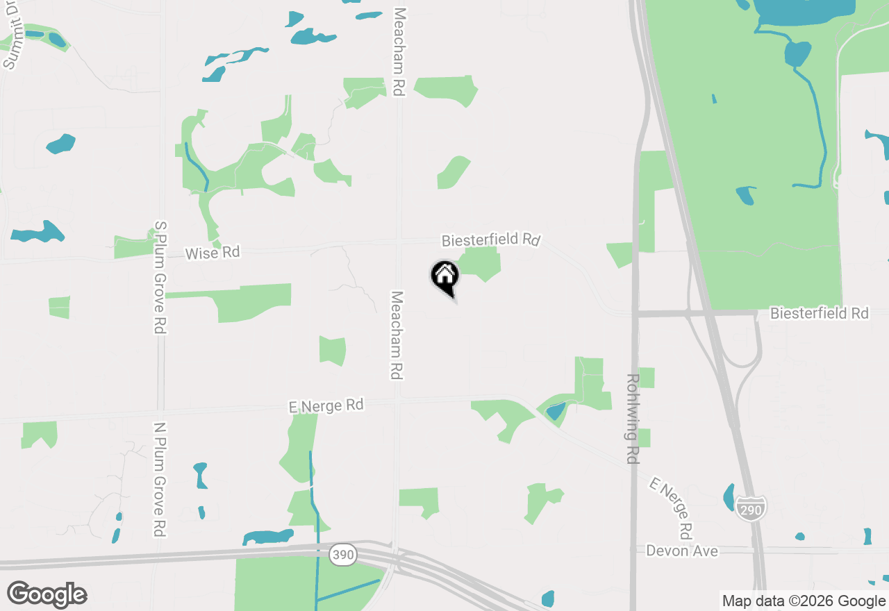 Map of 752 Easton Lane, Elk Grove Village, IL 60007