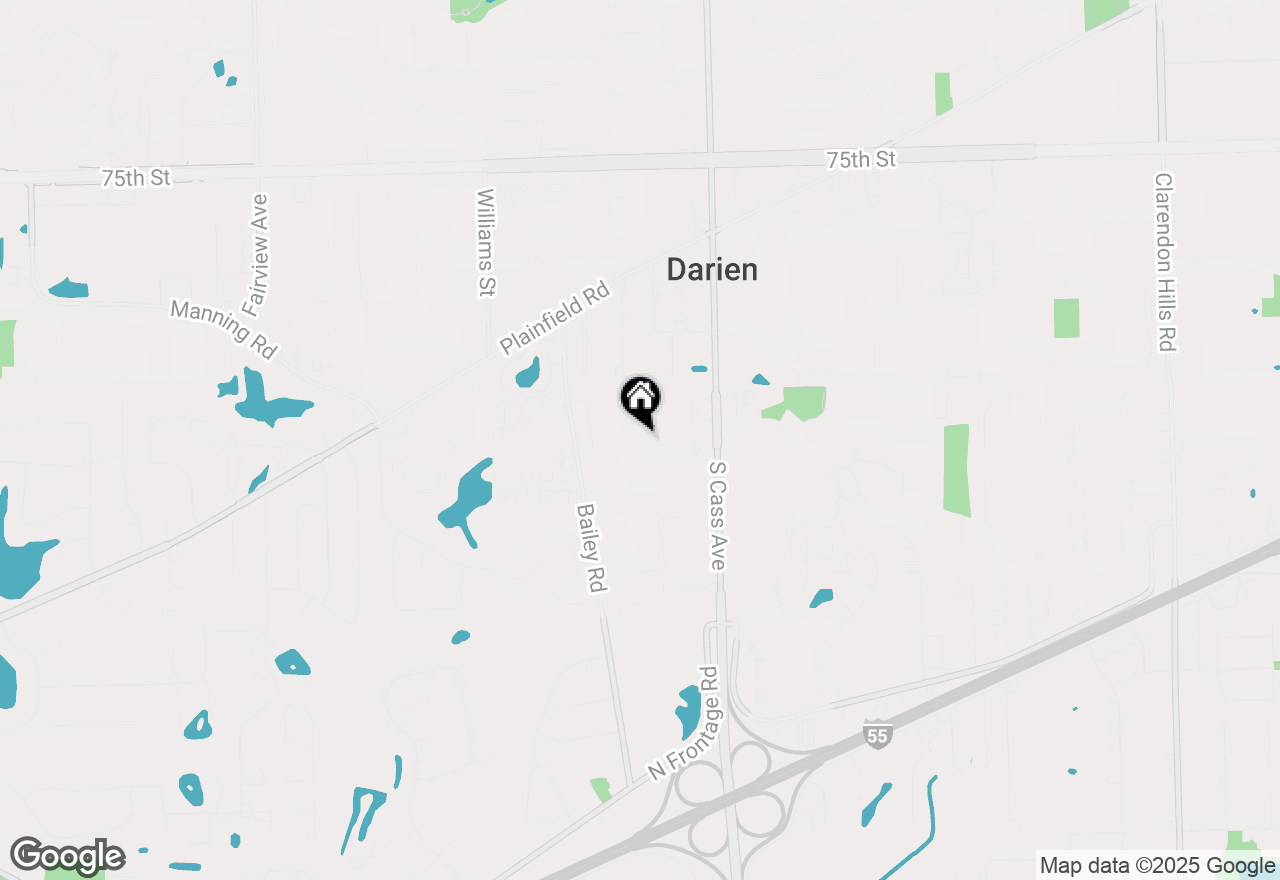 Map of 7930 Grant Street, Darien, IL 60561
