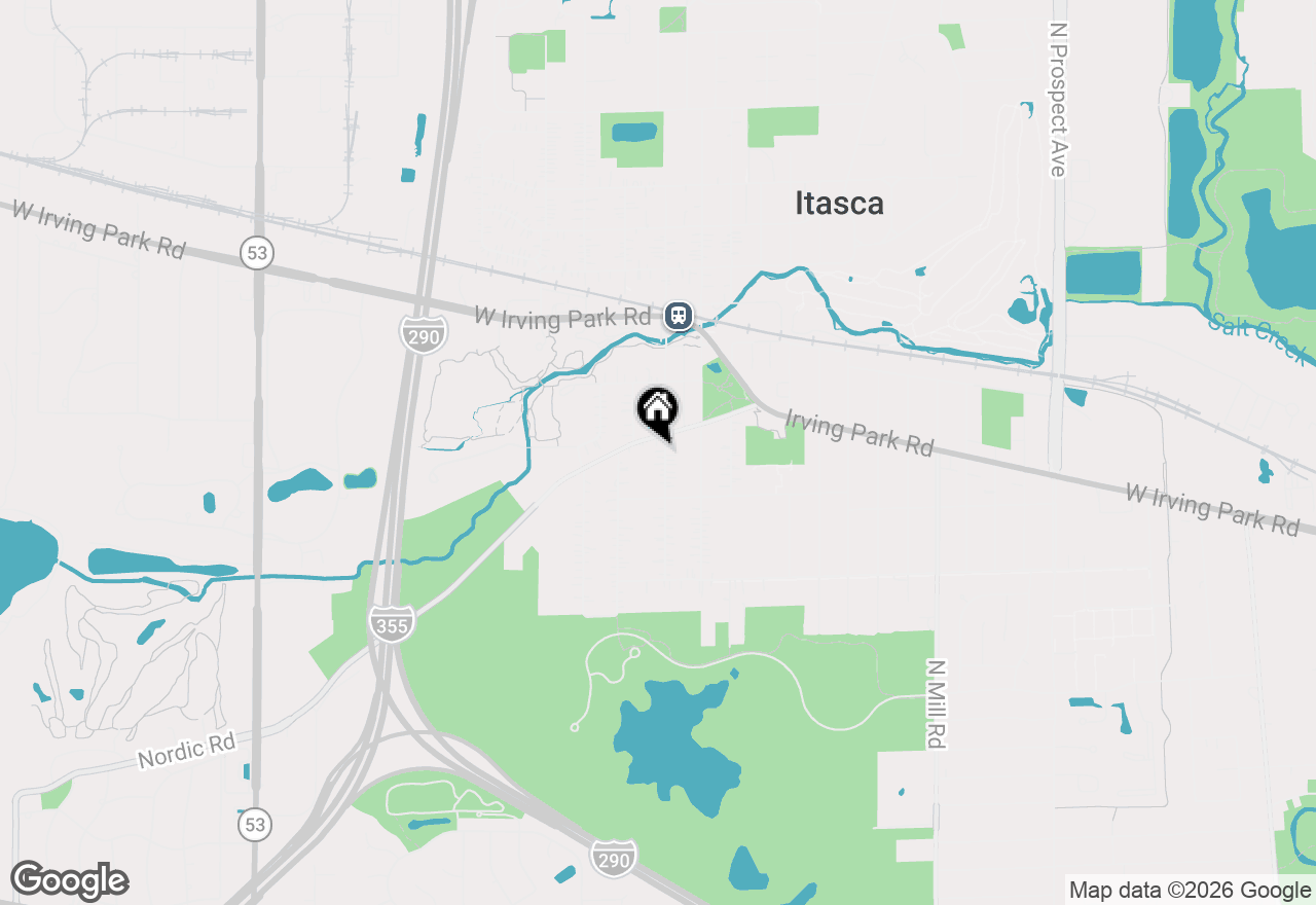 Map of 312 S Maple Street, Itasca, IL 60143
