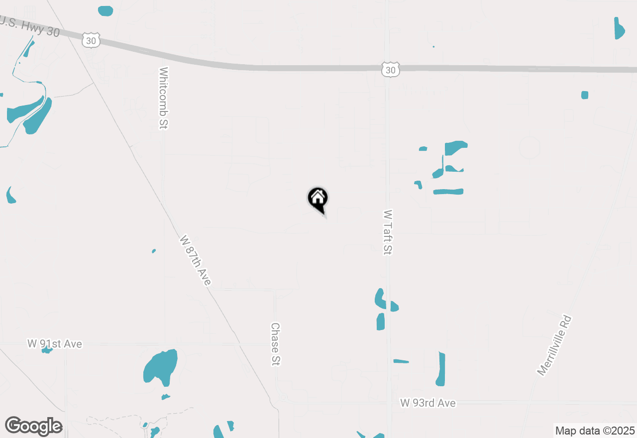 Map of 2724 W 86th Avenue, Merrillville, IN 46410