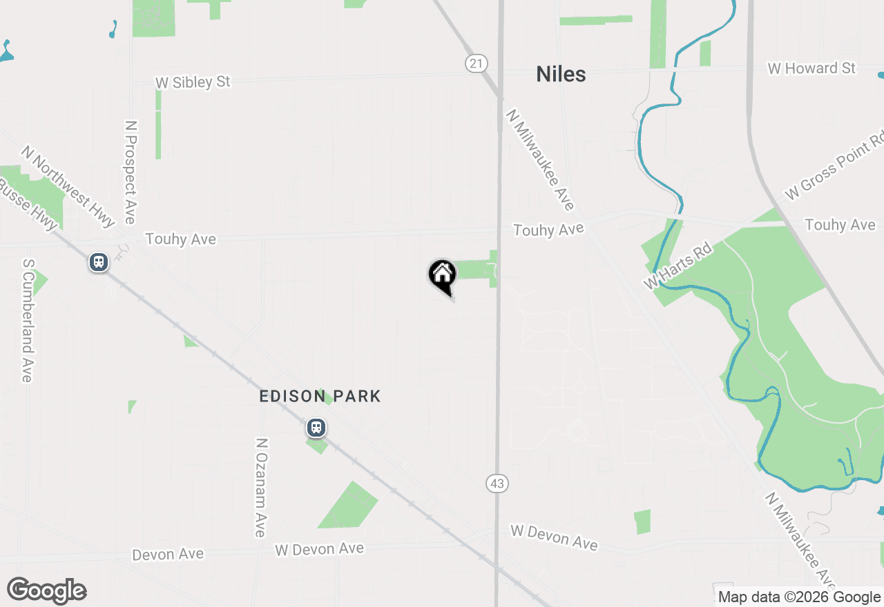 Map of (Address confidential), Chicago, Illinois 60631