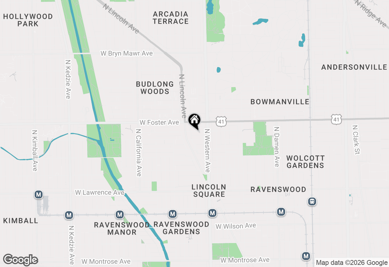 Map of 2447 W Winona Street, Chicago, IL 60625
