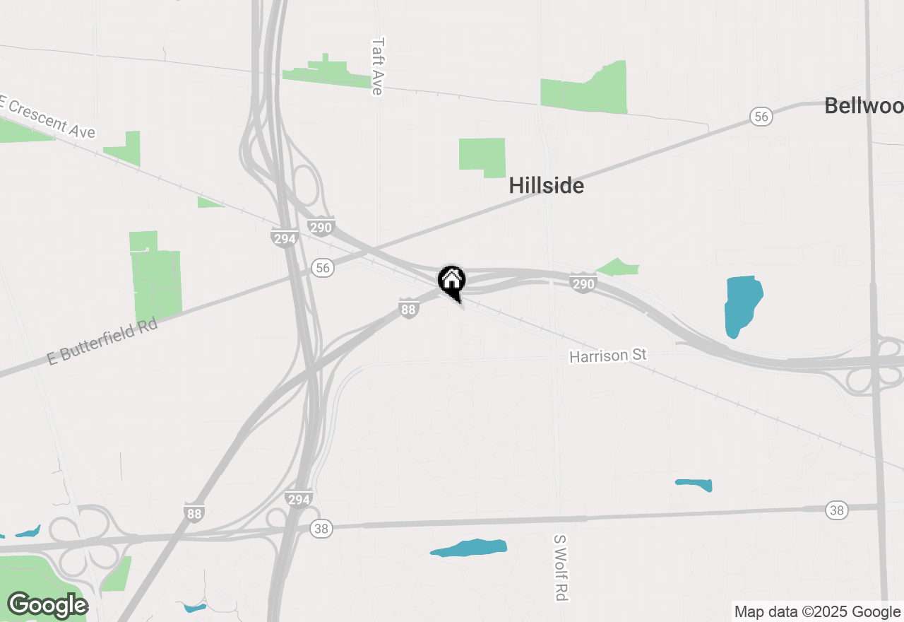 Map of 111 N Irving Avenue, Hillside, IL 60162