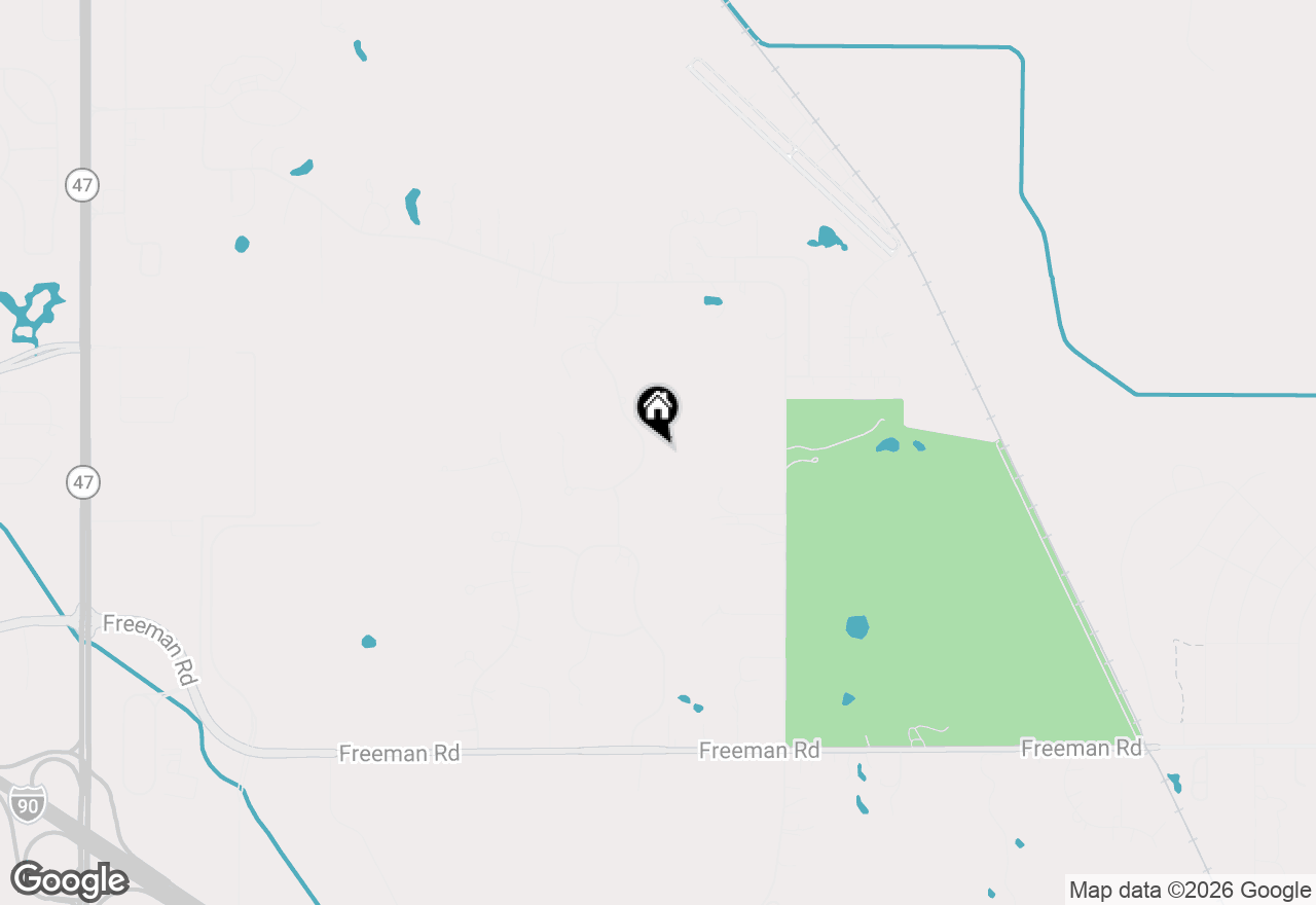 Map of 18N647 Ridgefield Boulevard, Huntley, IL 60142