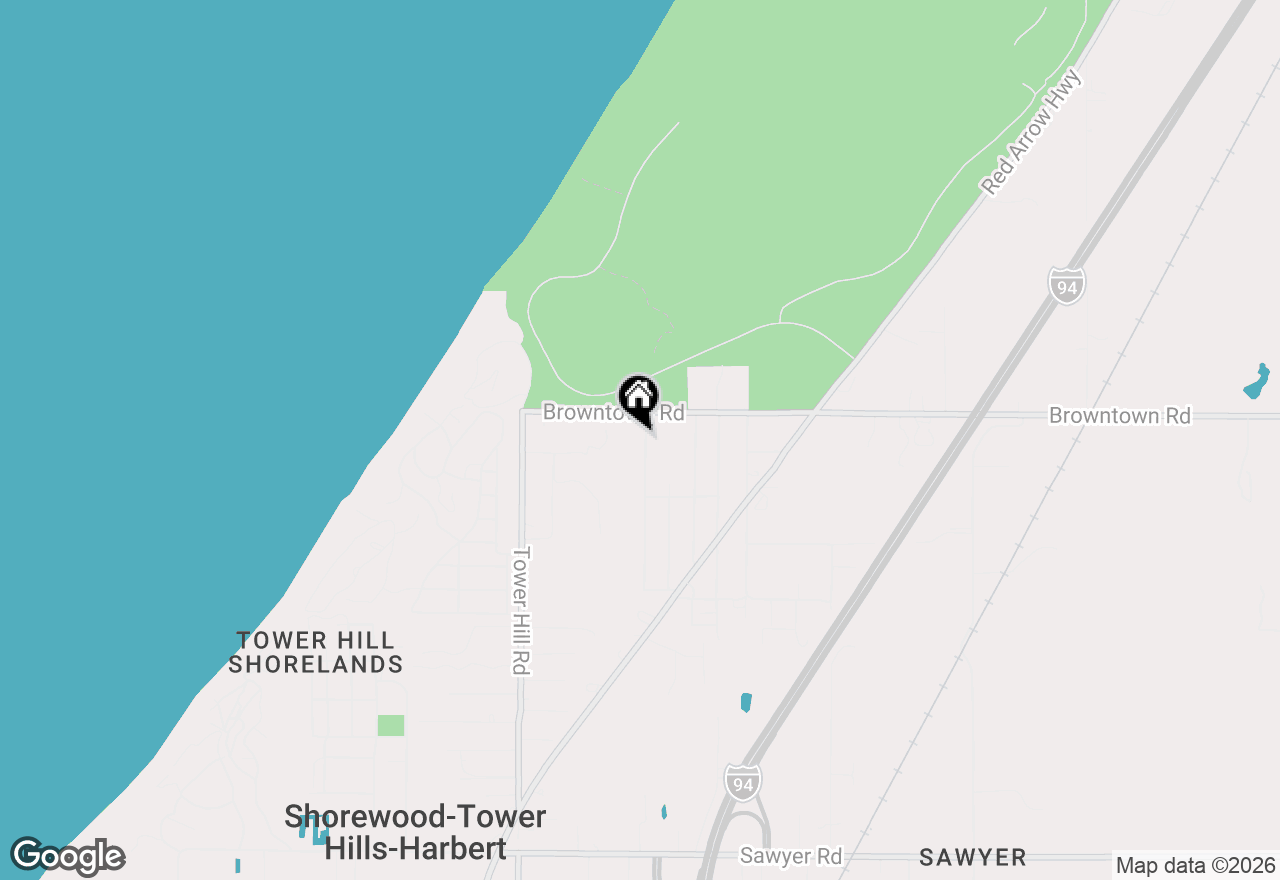 Map of 12150 Dunes Road, Sawyer, MI 49125