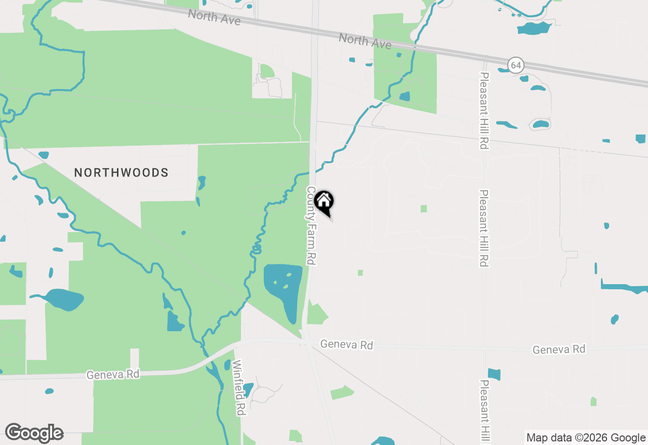 Map of 27W150 James Avenue, West Chicago, IL 60185