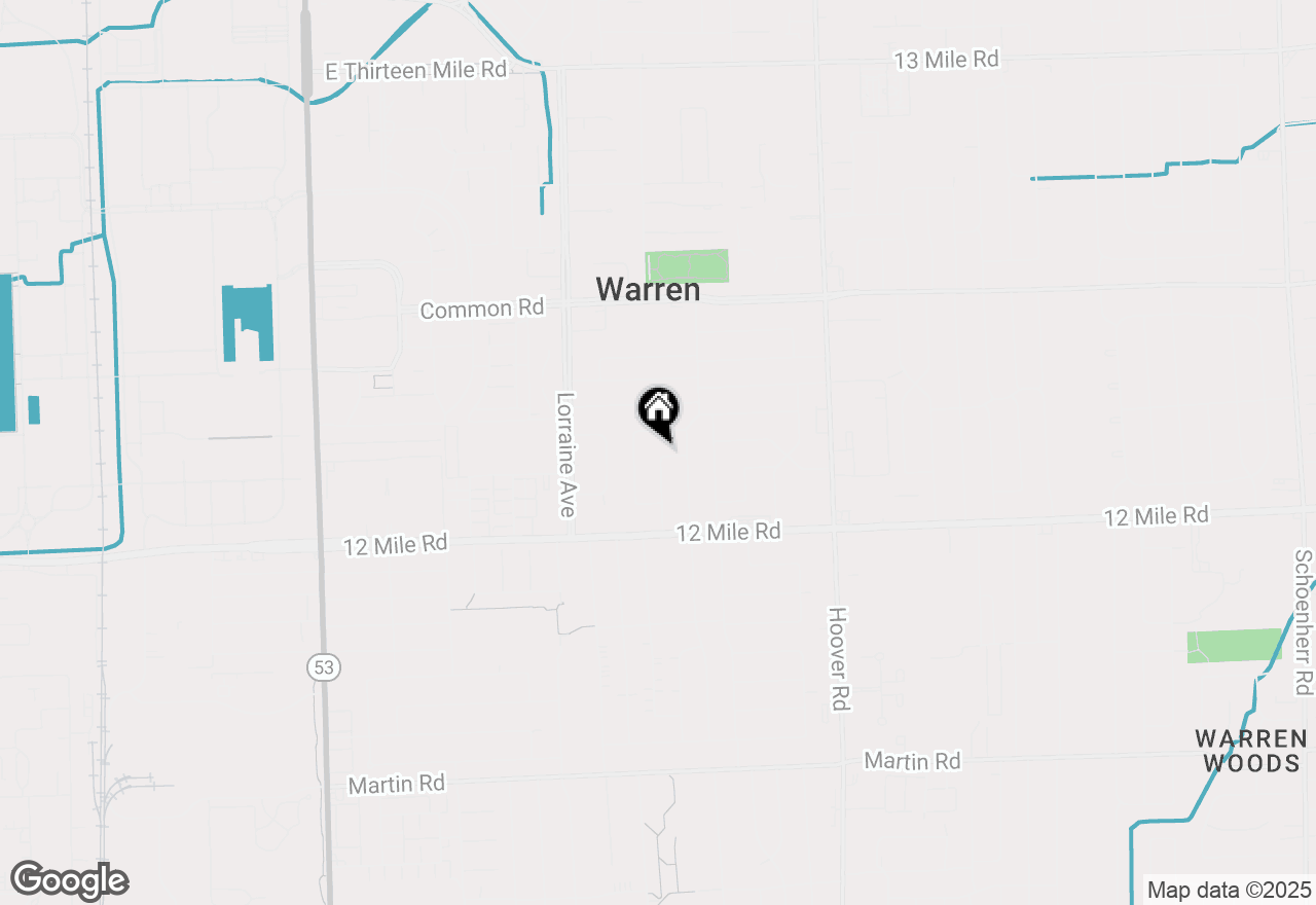 Map of 11203 Birchcrest Drive, Warren, MI 48093