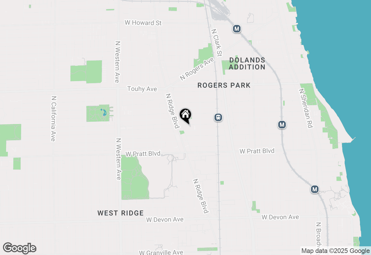 Map of 1958 W Morse Avenue #B, Chicago, IL 60626