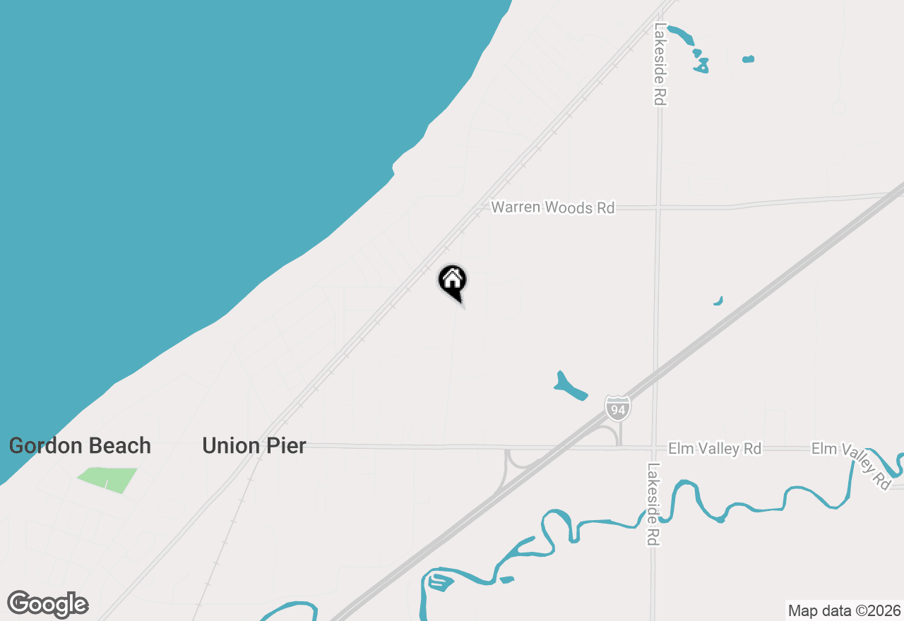 Map of 15772 Locke, Union Pier, MI 49129