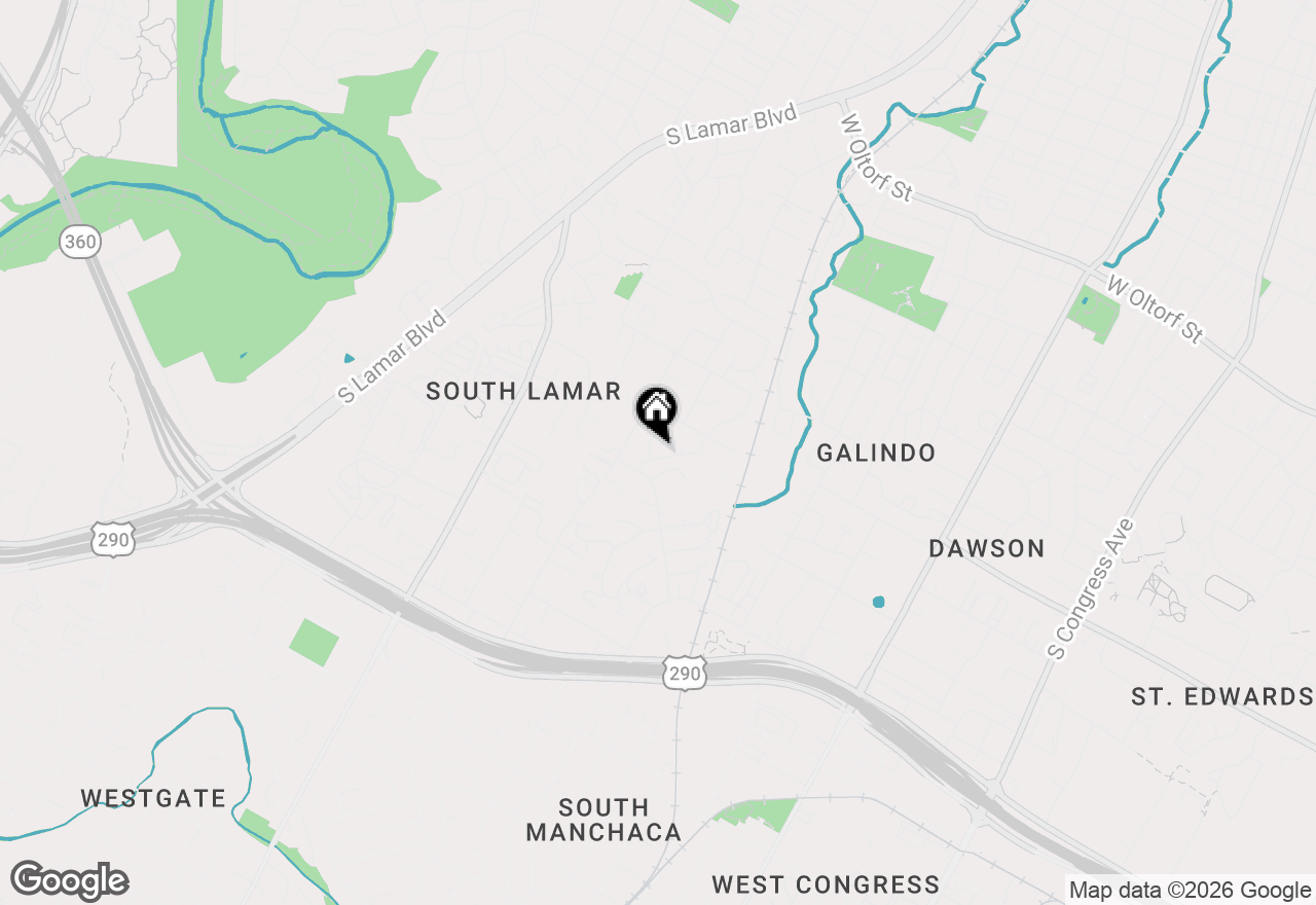 Map of 3408 Dolphin Dr #A, Austin, TX 78704