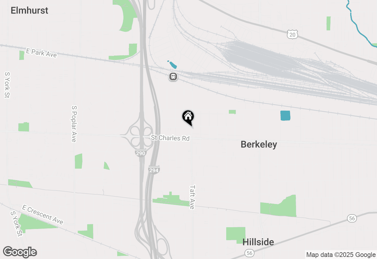 Map of 5809 Huron Street, Berkeley, IL 60163