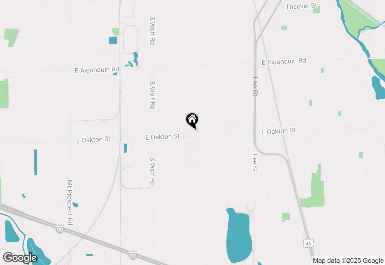 Map of 831 Fairmont Court, Des Plaines, IL 60018