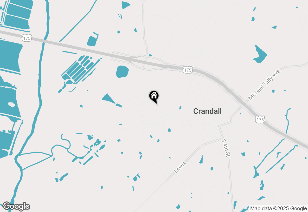 Map of 633 Comal Drive, Crandall, TX 75114