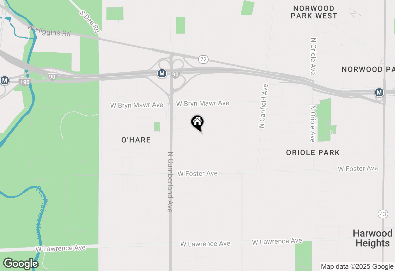 Map of 8231 W Balmoral Avenue, Chicago, IL 60656