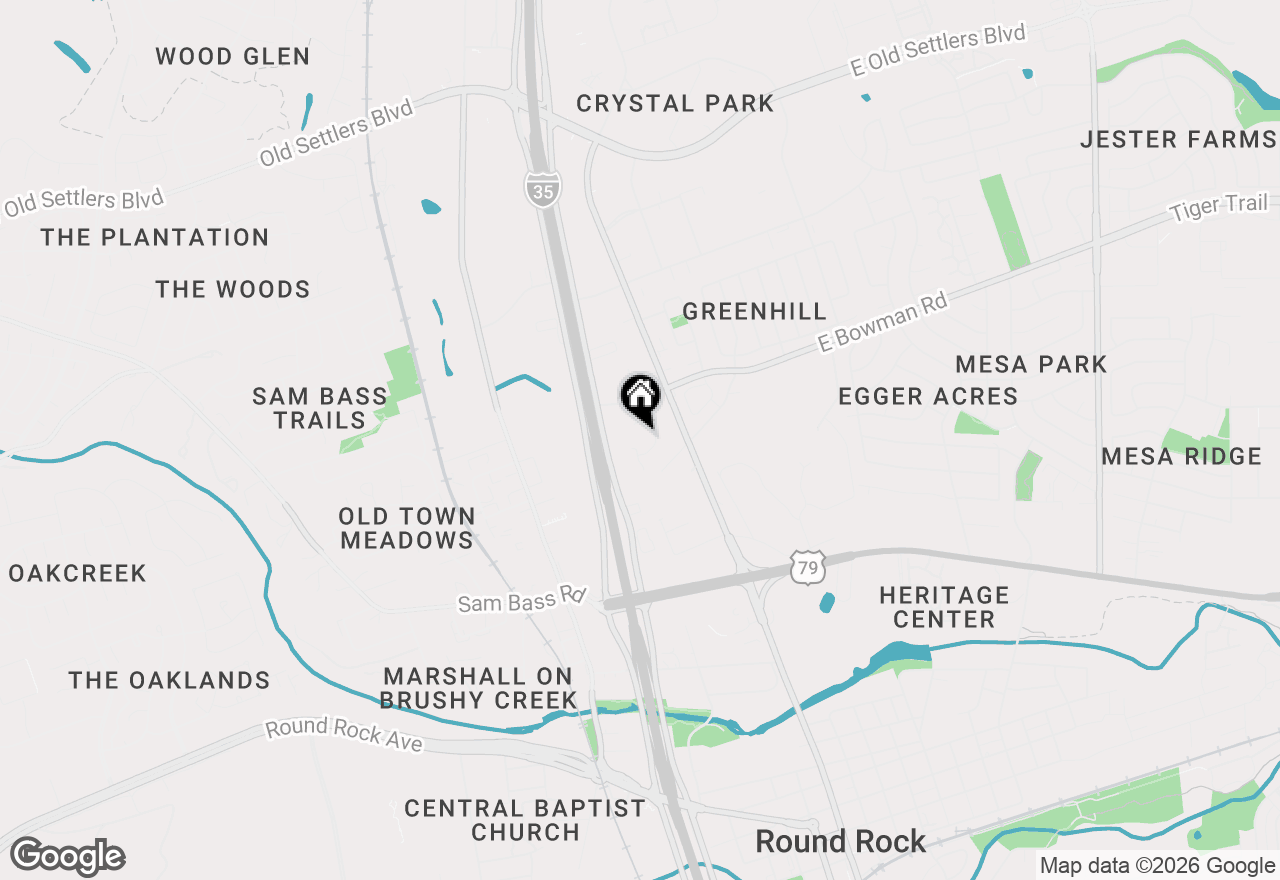 Map of 1605 Dale Cv #B, Round Rock, TX 78664