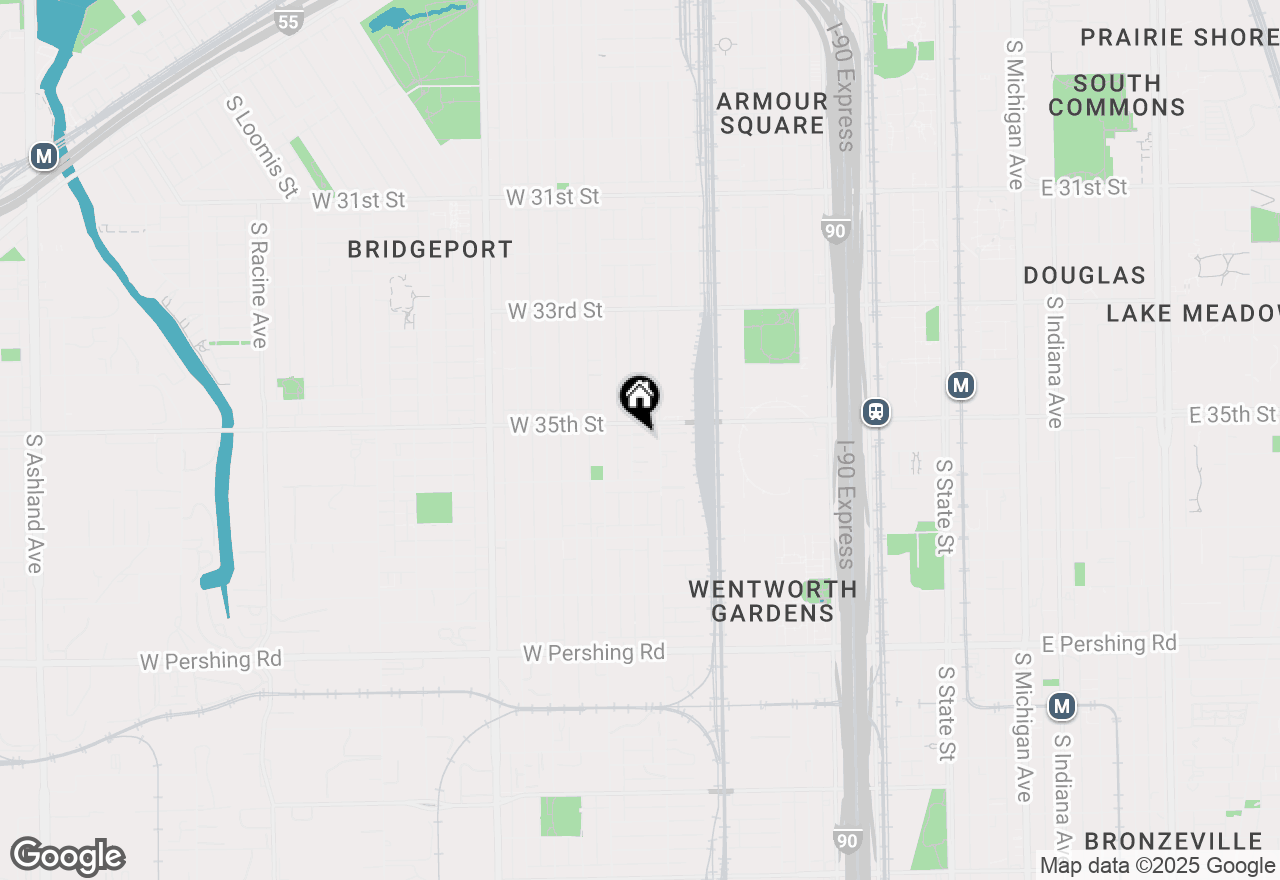 Map of 3515 S Parnell Avenue #E, Chicago, IL 60609