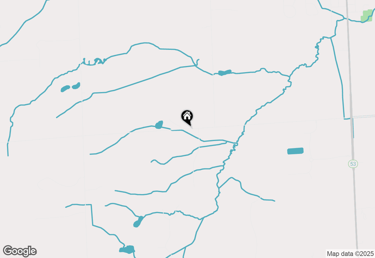Map of 6925 Hough Road, Almont, MI 48003