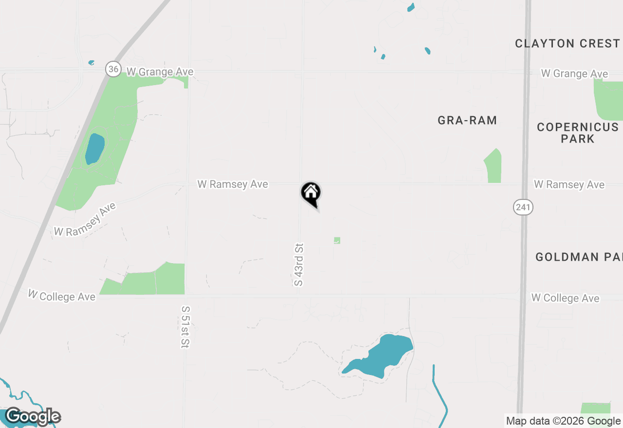 Map of 4260 Tumblewood Ln #4272, Greendale, WI 53129