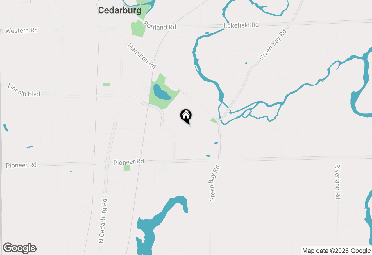 Map of N19W5342 Pierce Ct, Cedarburg, WI 53012