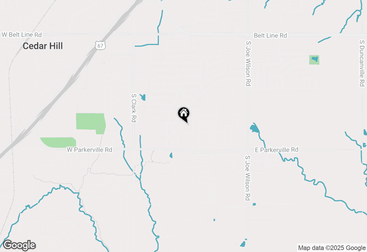 Map of 620 Kristi Lane, Cedar Hill, TX 75104