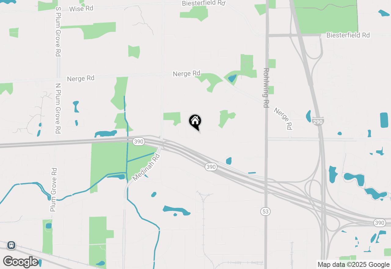 Map of 1093 Gloria Drive, Elk Grove Village, IL 60007