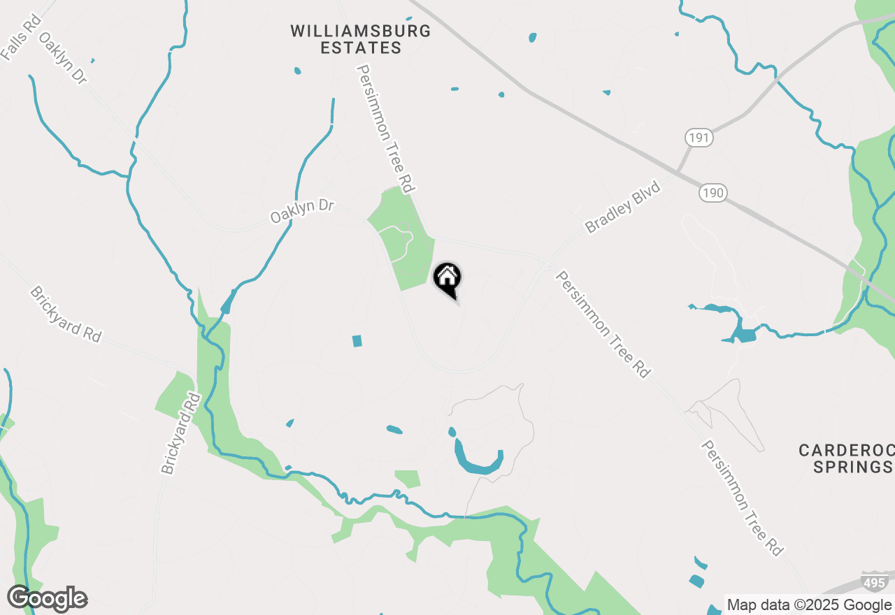 Map of 8527 Rapley Preserve Circle, Potomac, MD 20854