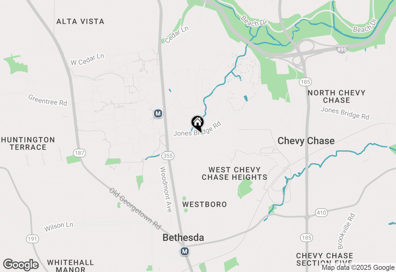 Map of 4600 Jones Bridge Road, Bethesda, MD 20814