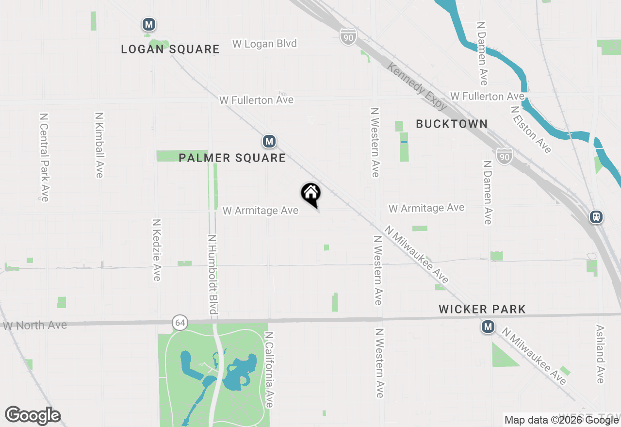 Map of 2625 W Armitage Avenue, Chicago, IL 60647